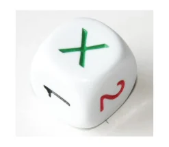 Dé spécial faces 1 1 1 2 X X loterie
