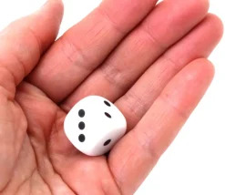 Dé spécial points 11223 et 1 face neutre de 22 mm