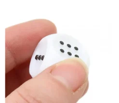 Dé tactile braille pour malvoyant pour jeu de 1 à 6 - 20 mm