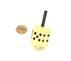 Dé toupie toton - dé à jouer buis 5.7 cm