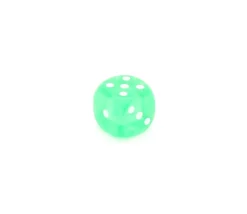 Dé translucide coloré 15 mm pour jeu