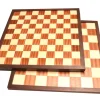Echiquier / damier en bois marqueté plateau 42 cm