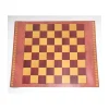 Echiquier Stylé tapis de jeu enroulable marron/jaune