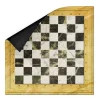 Echiquier tapis de jeu enroulable marbré 50x50 cm