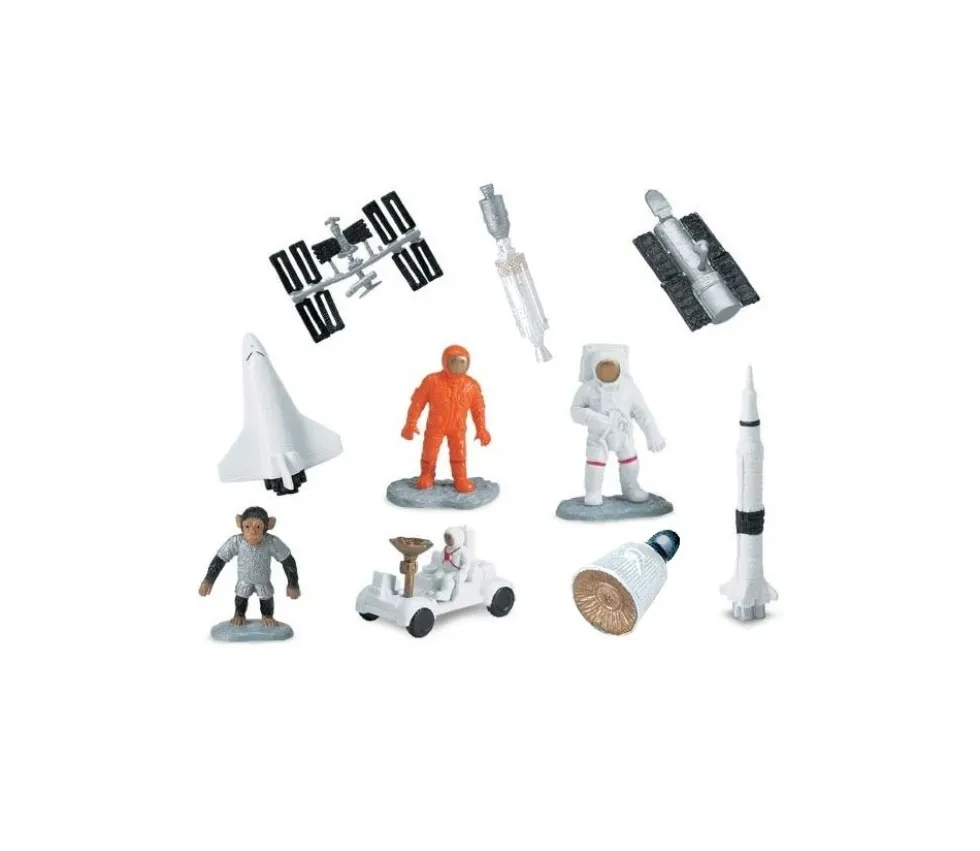 Espace : 10 figurines de jeu voyage dans l'espace