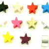 Etoile 15x15x8 mm jetons pions en bois 5 pointes