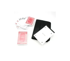 Etui pour cartes à jouer avec cartes, bloc note et crayon