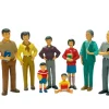 Famille asiatique : 8 personnages figurines du monde - grand modèle