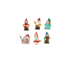 Famille Nain de jardin 6 personnages de jeu gnomes