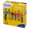Famille sud américaine : 8 personnages figurines du monde grand modèle