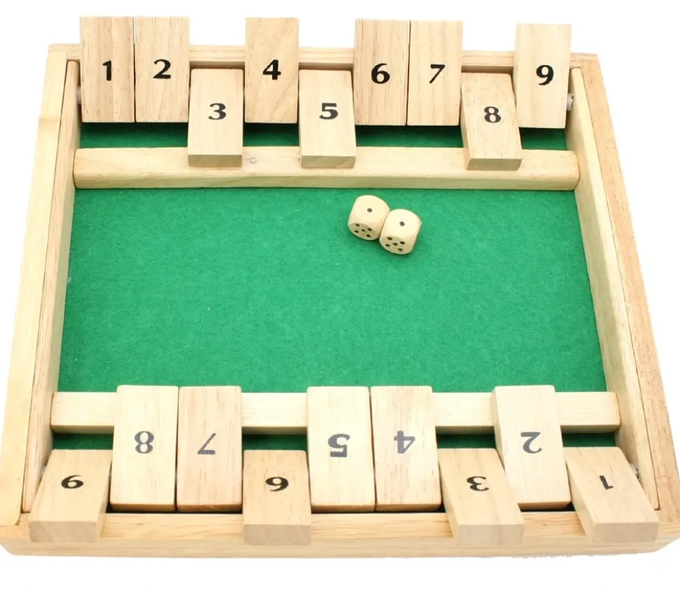 Fermez la boite 2 joueurs 27 x 24 x 3.5 cm - shut the box