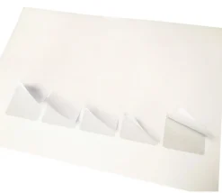 Feuille A4 avec 5 mini cartes à jouer blanches prédécoupées à imprimer 43,5 x 67,5 mm