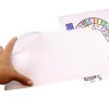 Feuille autocollante A4 transparente pour accessoires, plateaux, boites