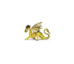 Figurine dragon doré 17 x 11 x 10,7 cm
