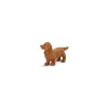 Figurine mini mini chien teckel 25 x 16 x 7 mm