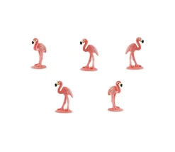 Figurine mini mini flamant rose 20 x 14 x 15 mm