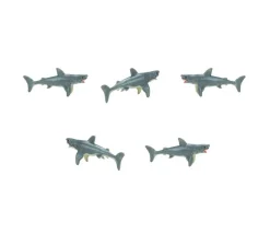 Figurine mini mini grand requin blanc 15 x 34 x 12 mm