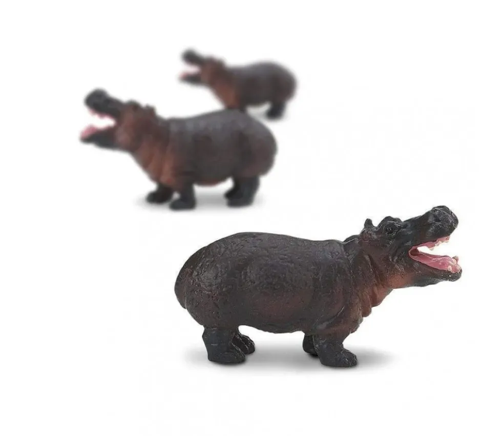 Figurine mini mini hippopotame 30 x 8 x 15