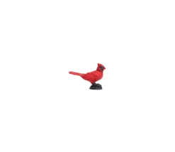 Figurine mini mini oiseau cardinal rouge 19 x 28 x 11 mm