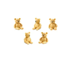 Figurine mini mini ours en peluche 15 x 8 x 14 mm