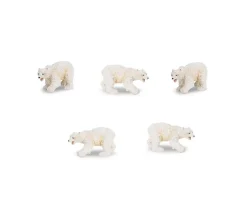 Figurine mini mini ours polaire 30 x 15 x 14 mm