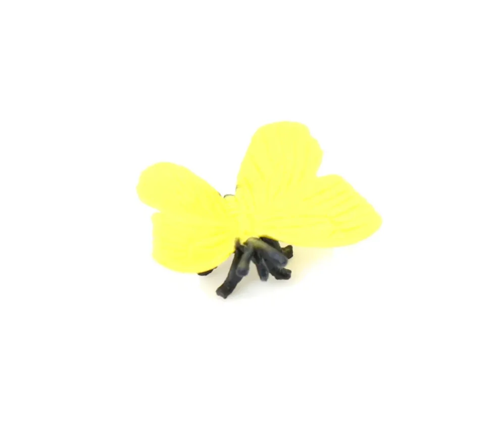 Figurine mini mini papillon jaune 25 x 5 x 17 mm