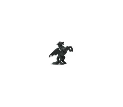 Figurine mini mini pégase noir 30 x 25 x 10 mm