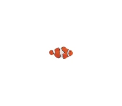 Figurine mini mini poisson clown 28 x 15 x 10 mm
