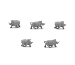 Figurine mini mini rhinocéros 30 x 15 x 10 mm
