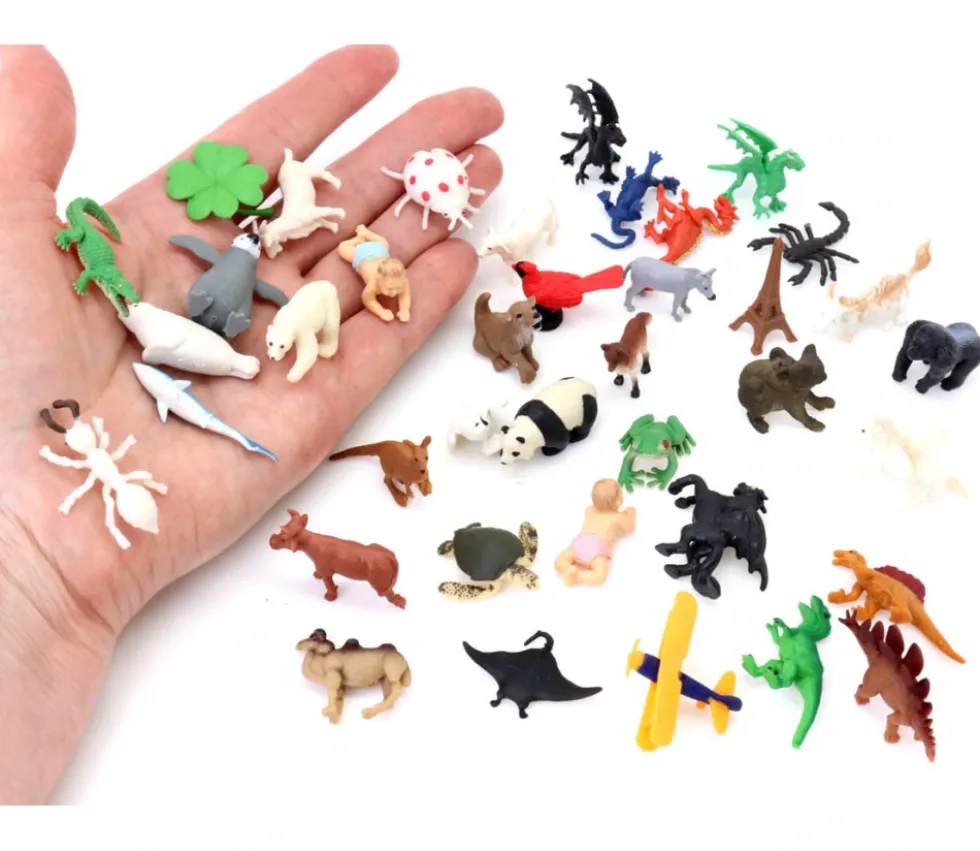 Figurine mini mini stégosaure - dinosaure 20 x 9 x 35 mm
