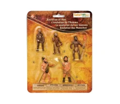 5 Figurines évolution de l'Homme