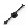 Flèche 100 mm noire (10 cm) pour créer un jeu avec une roue