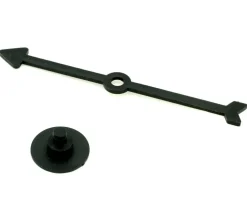 Flèche 100 mm noire (10 cm) pour créer un jeu avec une roue