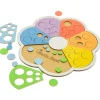 Fleur des ronds et couleurs - Jeu trieur en bois Montessori