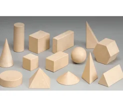 14 formes géométriques bois Rewood - cube base 3 cm