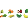 8 fruits et légumes figurines jouet d'environ 5 cm