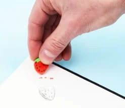 96 gommes en forme de fruits 2 cm