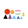 Grammaire 2 Montessori 50 symboles magnétiques (10 formes)