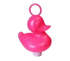 Grand Canard 15 cm rose pour jeu de pêche bec fermé - à l'unité