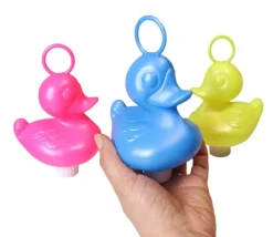 Grand Canard 15 cm rose pour jeu de pêche bec fermé - à l'unité