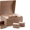 Grand Coffre 21x19x13 cm + 30 minis coffres trésor carton