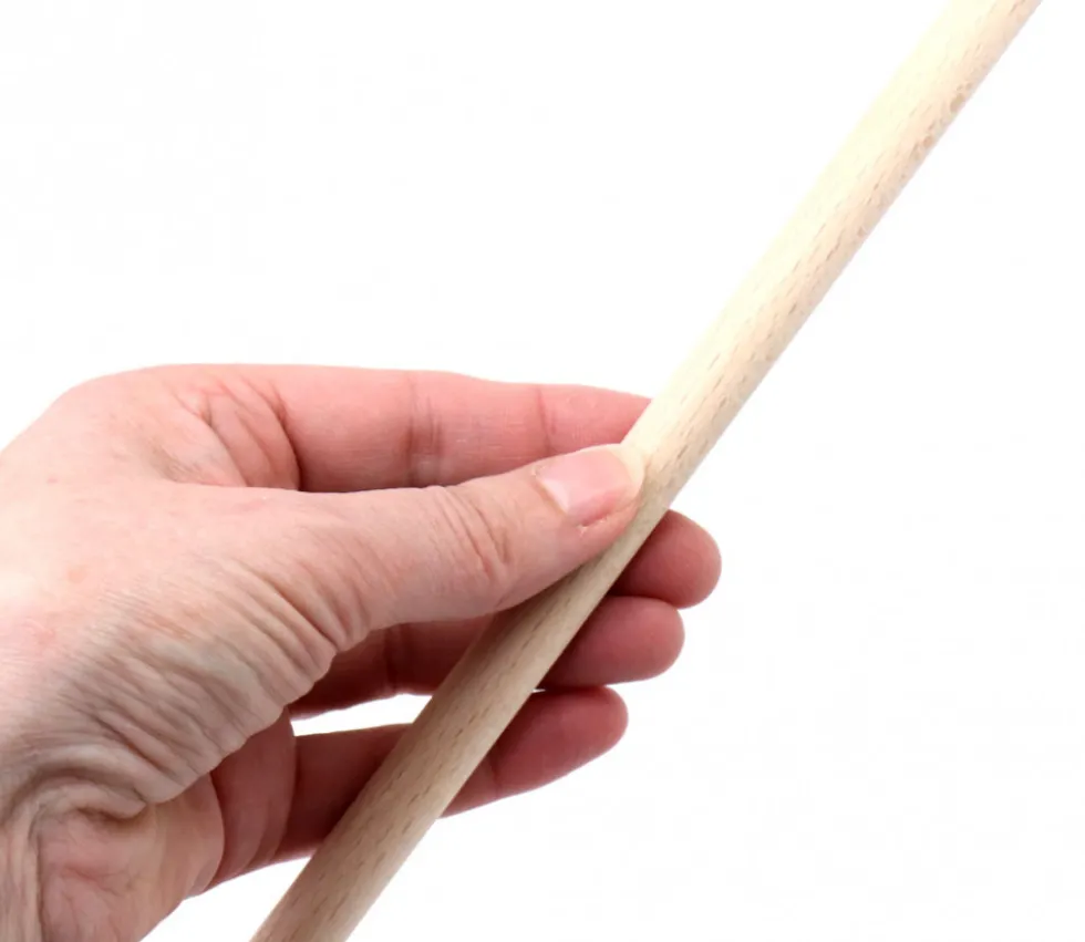 Grand cylindre bois 30 cm bois tige à l'unité