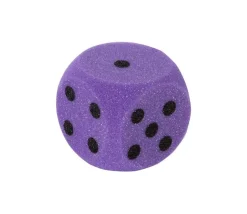 Grand dé en mousse 7 cm pour jeu