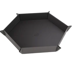 Grande piste de dés hexagonale magnétique 27 x 27 cm