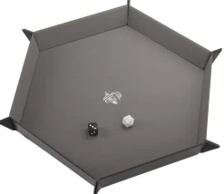 Grande piste de dés hexagonale magnétique 27 x 27 cm