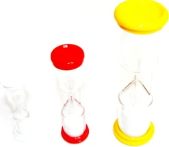 Grand sablier de jeu 1 minute - ORANGE - 13.2 cm GM