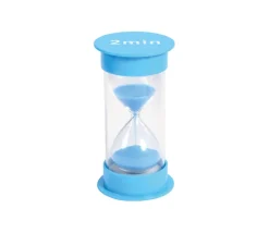 Grand sablier 2 minutes - BLEU - 12 cm de haut super lisible GM