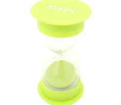 Grand sablier 5 minutes très lisible - VERT - 12 cm GM