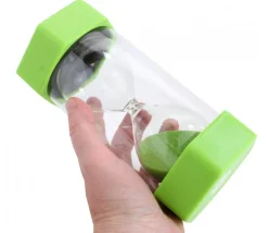 Grand sablier super lisible 1 minute - VERT - 16 cm MAXI