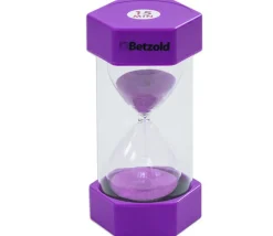 Grand sablier super lisible 15 minutes - VIOLET - 16 cm MAXI